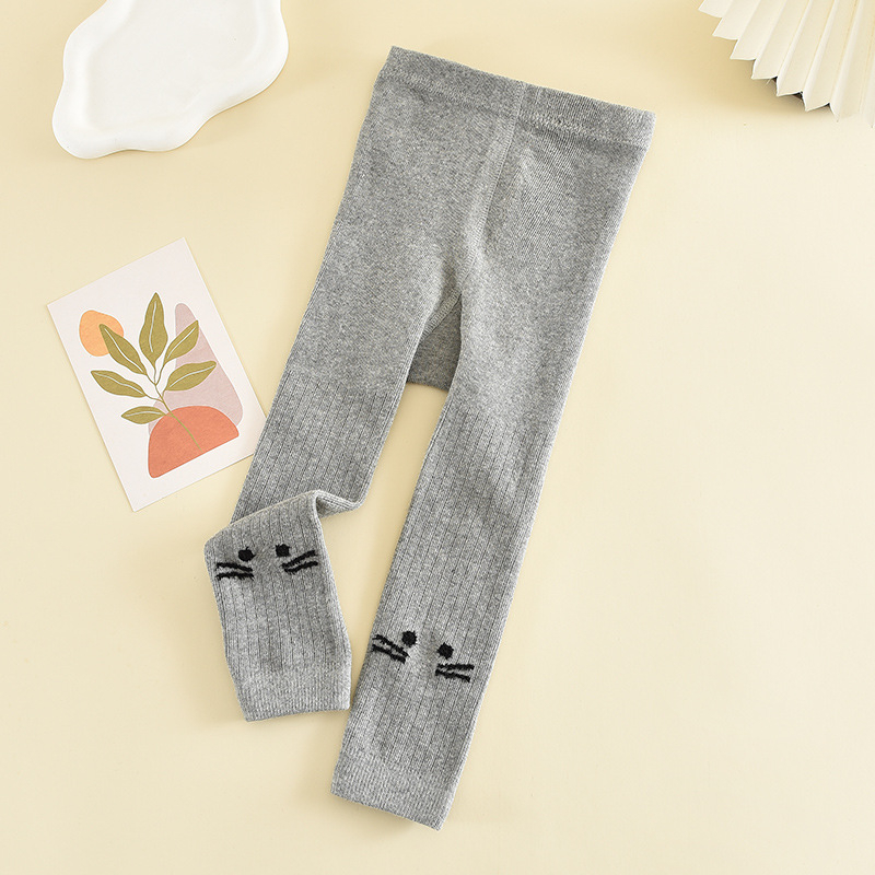 Dječje hulahopke, 3/4 dužine, od češenog pamuka, crtić uzorak, za uzrast 3–8 godina