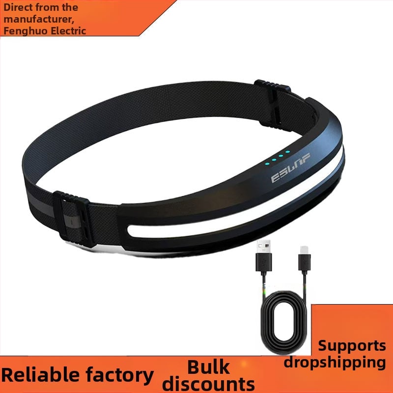 Челна лампа с USB зареждане, COB LED прожектор за къмпинг на открито; 20W, 1800mAh, обхват до 100 m