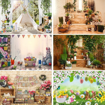 Háttérvászon termékfotózáshoz – Húsvéti nyuszi banner, vinyl fotóvászon, Youge, 340 g