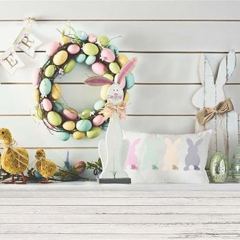 Háttérvászon termékfotózáshoz – Húsvéti nyuszi banner, vinyl fotóvászon, Youge, 340 g