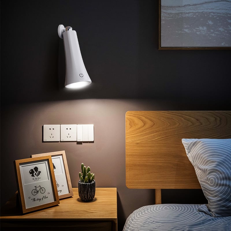Višenamjenska magnetska LED lampa za spavaću sobu i radni stol, zidna rasvjeta za studentsku sobu, osvjetljenje za učenje, noćno svjetlo, dar