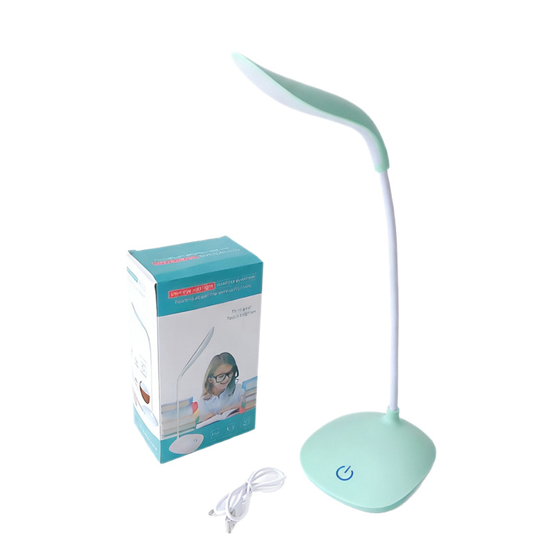 LED stolna lampica s zaštitom vida – punjiva noćna svjetiljka, dodirno upravljanje, 5W, CRI≥90, plastično sjenilo