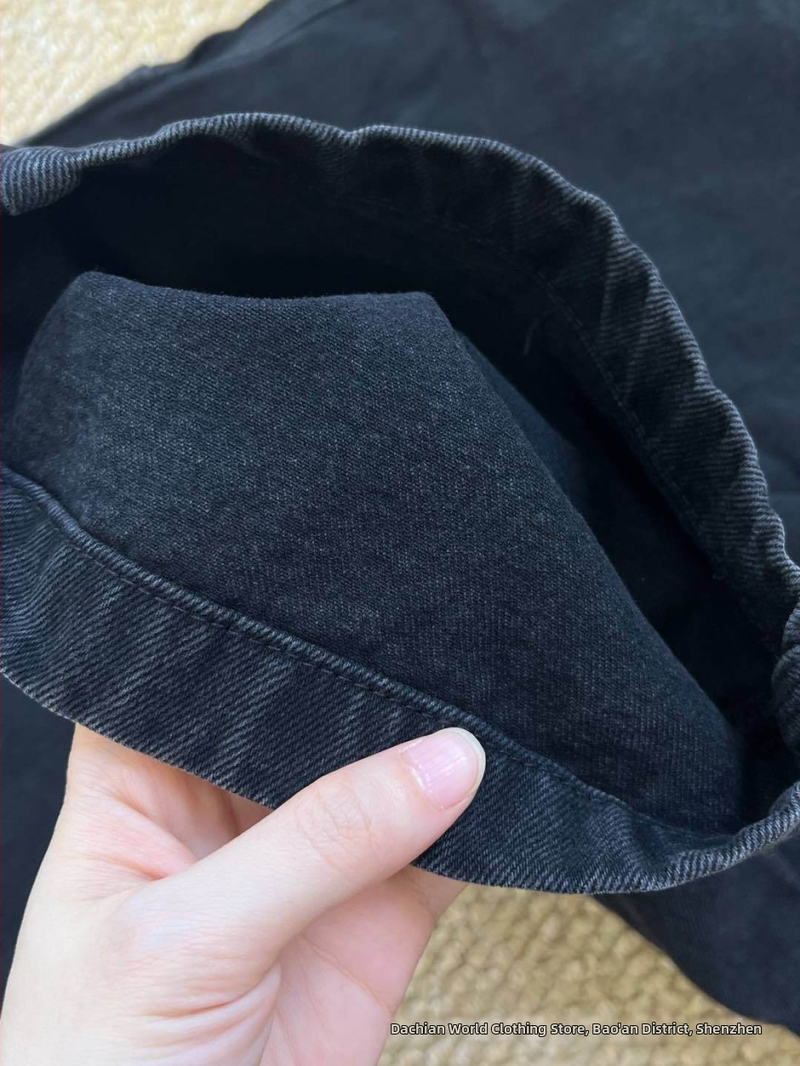 Дънени дамски панталони с висока талия, широки и дълги, деним памук 90–95%, висока еластичност