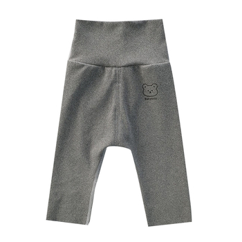 Hlače za bebe za jesen i zimu, visok struk, tople fleecirane, unisex, za novorođenčad
