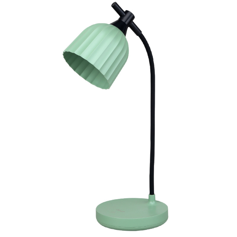 Stolna LED lampa s dodirnim upravljanjem, USB napajanje, LED sa promjenjivom svjetlinom, plastično sjenilo, CRI 80–89