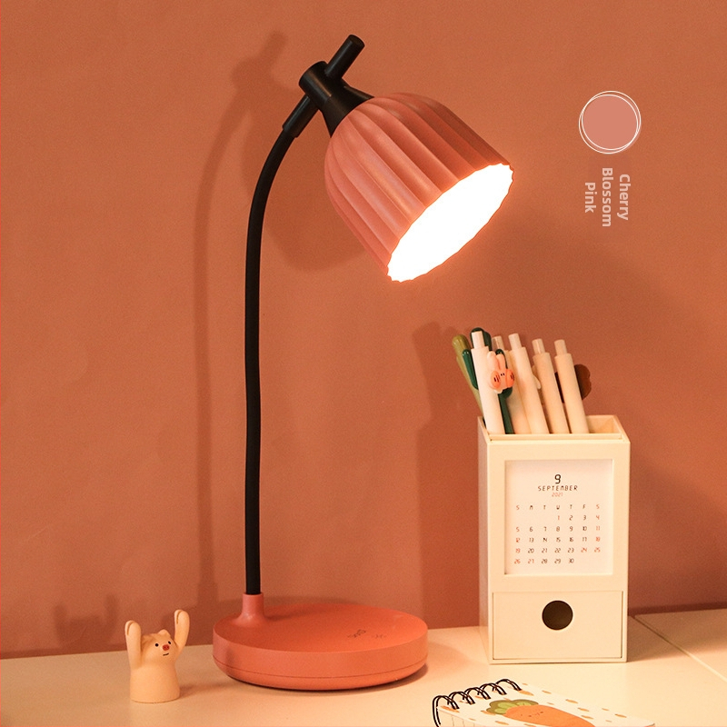 Stolna LED lampa s dodirnim upravljanjem, USB napajanje, LED sa promjenjivom svjetlinom, plastično sjenilo, CRI 80–89