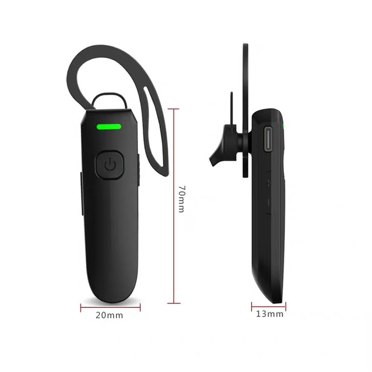 Walkie-Talkie s kukom za uho, 400-480MHz, 3W, 16 kanala, 1000mAh baterija, model A08