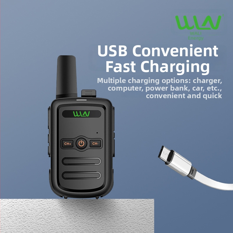 Dvojcestná rádiová stanica – kompletný systém, 400–480 MHz, 5 W, 16 kanálov, dosah do 3 km, batéria 2800 mAh