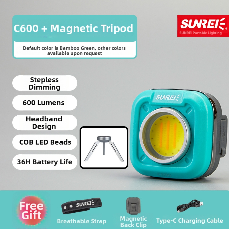 LED κάμπινγκ λαμπτήρας με ισχυρή μαγνητική βάση, 6W, επαναφορτιζόμενη μπαταρία 1200mAh, φορητό εξωτερικό φως