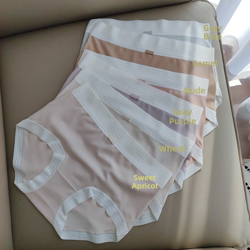Γυναικείες σλιπ μεσαίας μέσης, διαπνέον ύφασμα, μονόχρωμο σχέδιο, επένδυση καβάλου 100% βαμβάκι, ύφασμα από ίνες αναγεννημένης κυτταρίνης