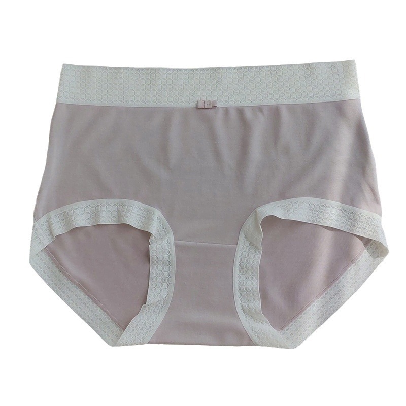 Γυναικείες σλιπ μεσαίας μέσης, διαπνέον ύφασμα, μονόχρωμο σχέδιο, επένδυση καβάλου 100% βαμβάκι, ύφασμα από ίνες αναγεννημένης κυτταρίνης