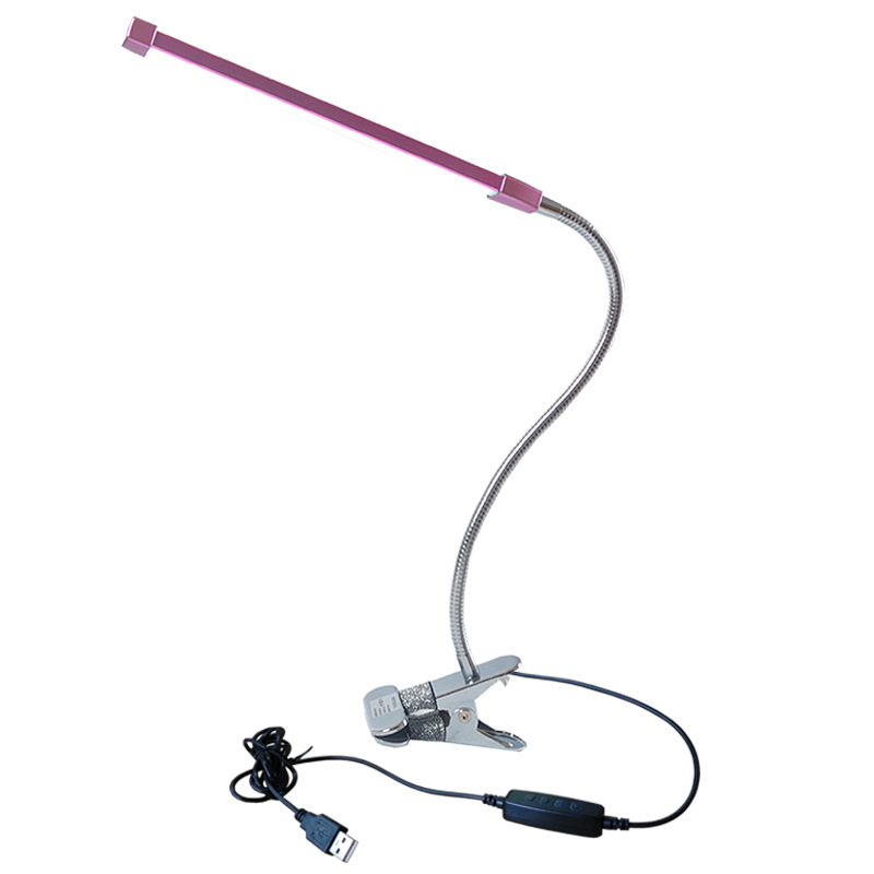 USB-klips LED stolna svjetiljka s zaštitom vida, 10 razina podešavanja jačine svjetla i podešavanje temperature boje