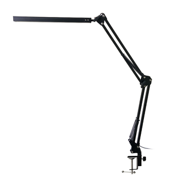 LED stolna svjetiljka za učenje s zaštitom očiju - 12W, aluminijsko sjenilo, napon ≤36V, CRI 80–89