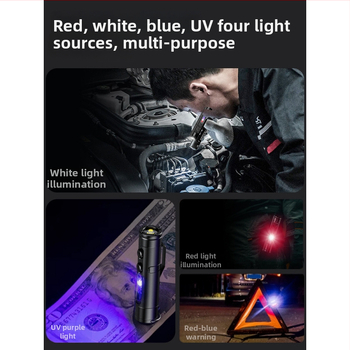 Φορτιζόμενος φακός μπρελόκ με LED τσιπ Waiord, μαγνητικό εξωτερικό φως αυτοκινήτου