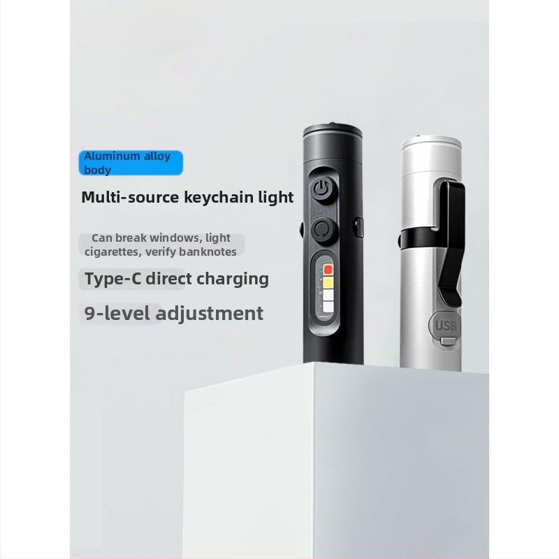 Φορτιζόμενος φακός μπρελόκ με LED τσιπ Waiord, μαγνητικό εξωτερικό φως αυτοκινήτου