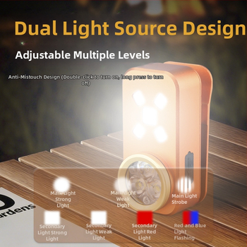 Μίνι χειροφάνερ USB φόρτισης, LED 6W, έως 500 lm, 500 mAh, IP45, αλουμινένιο περίβλημα