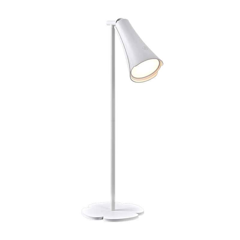 LED lampica za zaštitu očiju 3-u-1 s magnetskim klipom, punjiva, dodirni upravljač, stolna lampica za učenje, 5W, CRI≥95