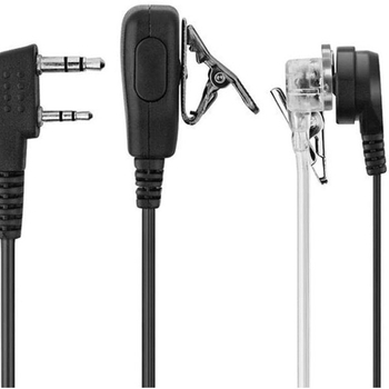 Air Duct slušalica za walkie-talkie, K Head Universal, bez baterija, domet do 1,5 km, antiinterferencija