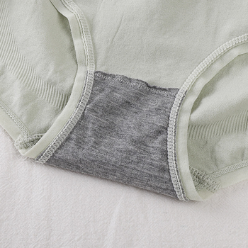 Nylon középmagasságú seamless lélegző női alsónemű, viszkóz bélésű