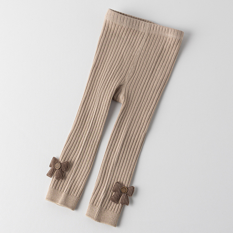 Dječje djevojačke legice za proljeće i jesen – combed cotton, jacquard pletenina, prozračne, upijaju znoj, srednje debljine