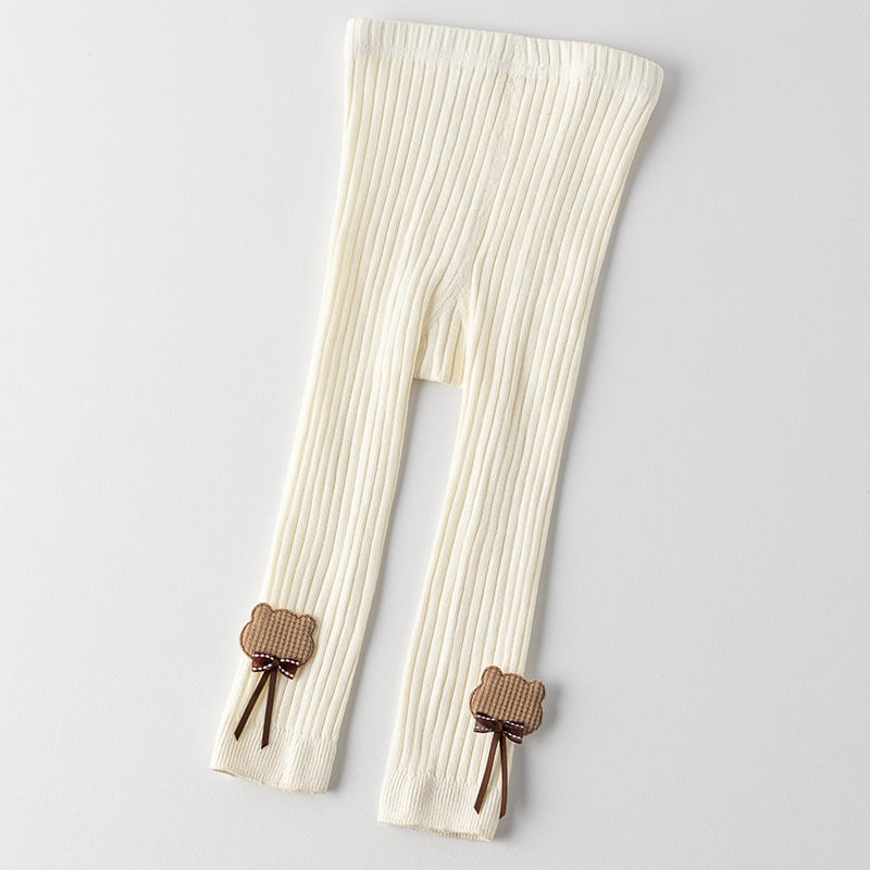 Dječje djevojačke legice za proljeće i jesen – combed cotton, jacquard pletenina, prozračne, upijaju znoj, srednje debljine