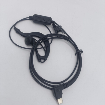 Walkie-Talkie headset Type-C kábel In-Ear klip-on, anti-interferencia, dosah 1.5–3 km