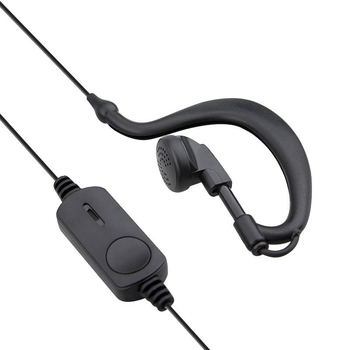 Walkie-Talkie headset Type-C kábel In-Ear klip-on, anti-interferencia, dosah 1.5–3 km