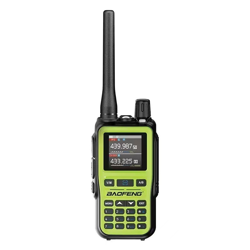 Baofeng UV-5R MINI kézibeszélő, több sávos, Type-C, 5W kimenet, 999 csatorna, elméleti hatótávolság 3–5 km, Li-Po 2200mAh akkumulátor, kijelzővel, egygombos frekvencia