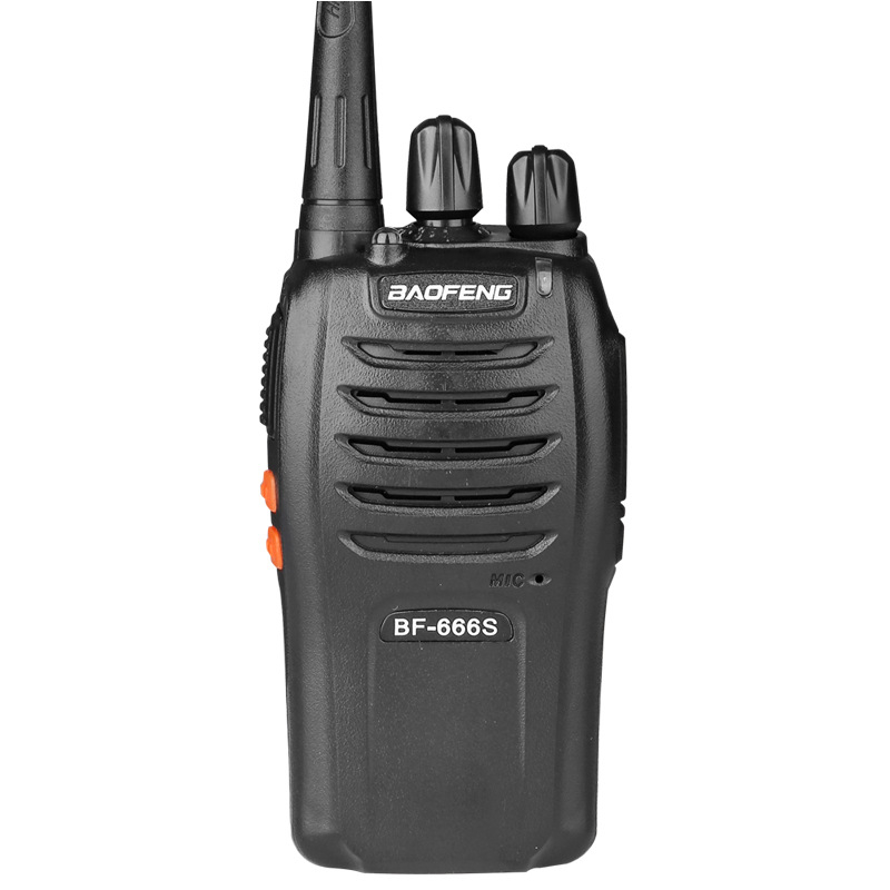 Baofeng BF-666S prijenosni radio, 16 kanala, domet 3-5 km, Li-ion baterija 2800 mAh, otporan na prašinu