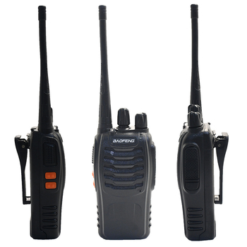Baofeng BF-888S ručni radio, 16 kanala, domet 1,5–3 km, RF izlaz 5W, litij baterija 1000 mAh