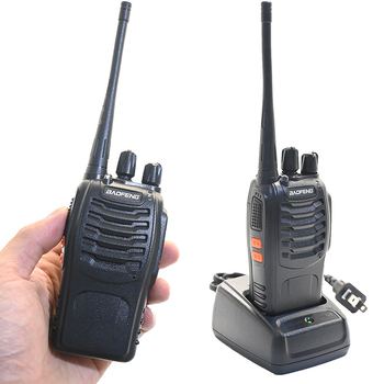 Baofeng BF-888S ručni radio, 16 kanala, domet 1,5–3 km, RF izlaz 5W, litij baterija 1000 mAh