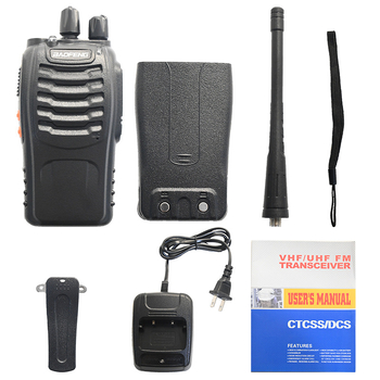 Baofeng BF-888S ručni radio, 16 kanala, domet 1,5–3 km, RF izlaz 5W, litij baterija 1000 mAh