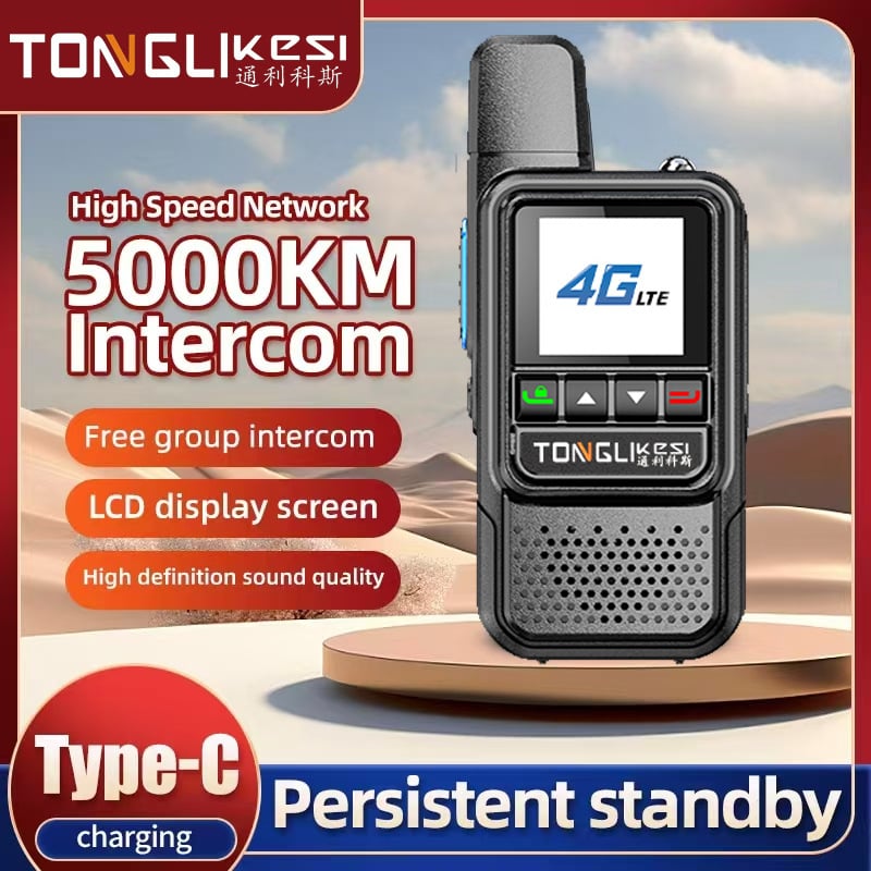 Globalni ručni radio sa SIM karticom – inozemna verzija, 800 MHz, 4G, 200 kanala, vodootporan, domet preko 50 km