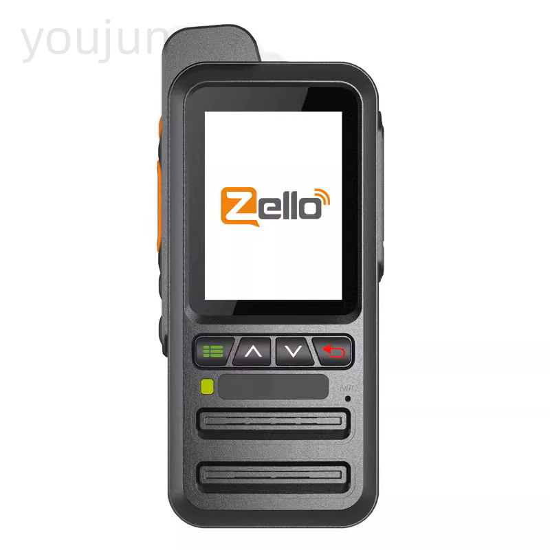 Globalni walkie-talkie s Zello, Android, Bluetooth, Wi‑Fi, GPS — ručni uređaj (domet 3–5 km; otporan na prašinu; bez baterije)