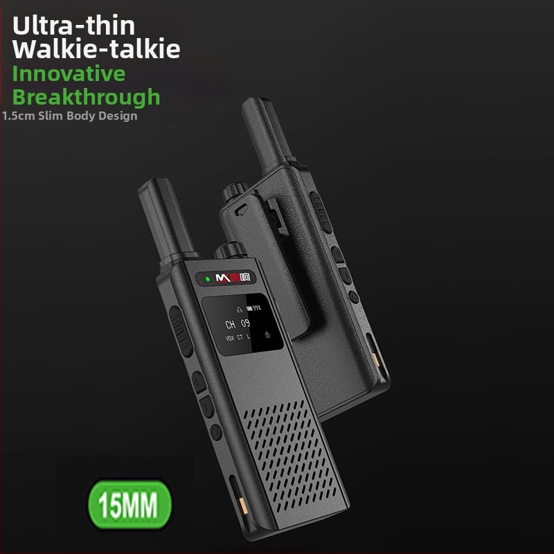 C170L walkie-talkie, ultra-tanko i lagano, kompaktan mini uređaj za obiteljske aktivnosti na otvorenom, domet 1,5–3 km