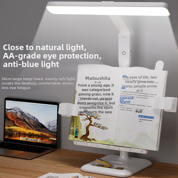 LED asztali lámpa tanuláshoz szemvédő funkcióval, érintéses kapcsoló, beépített lítium akkumulátor, CRI 80–89, CE tanúsítvány