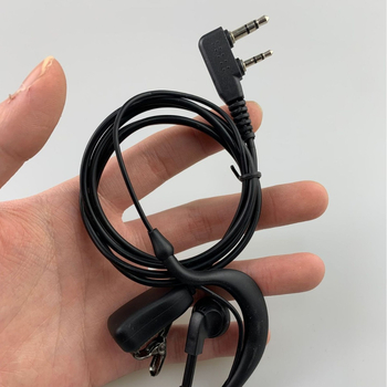 Cască Walkie-Talkie cu cârlig pentru ureche – sunet de calitate, fără baterii, anti-interferențe, rază 1.5-3 km