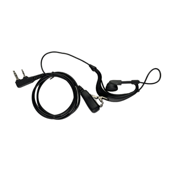 Cască Walkie-Talkie cu cârlig pentru ureche – sunet de calitate, fără baterii, anti-interferențe, rază 1.5-3 km
