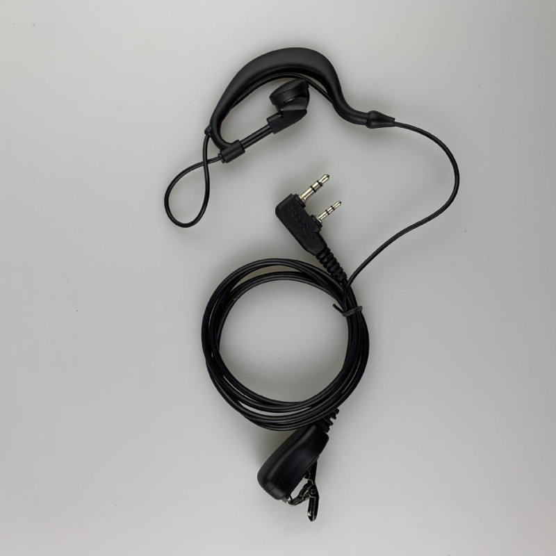Cască Walkie-Talkie cu cârlig pentru ureche – sunet de calitate, fără baterii, anti-interferențe, rază 1.5-3 km