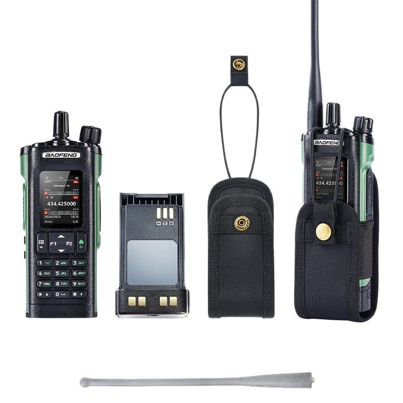 Baofeng DM-32UV DMR ručna radio s GPS/APRS, 10W izlazna snaga, frekvencijski raspon 136-174/400-520 MHz, 2500 mAh baterija, zaslon