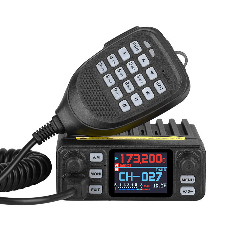 Mini automobilski radio walkie-talkie s anti-interferencijom, domet 5–10 km, bez baterija