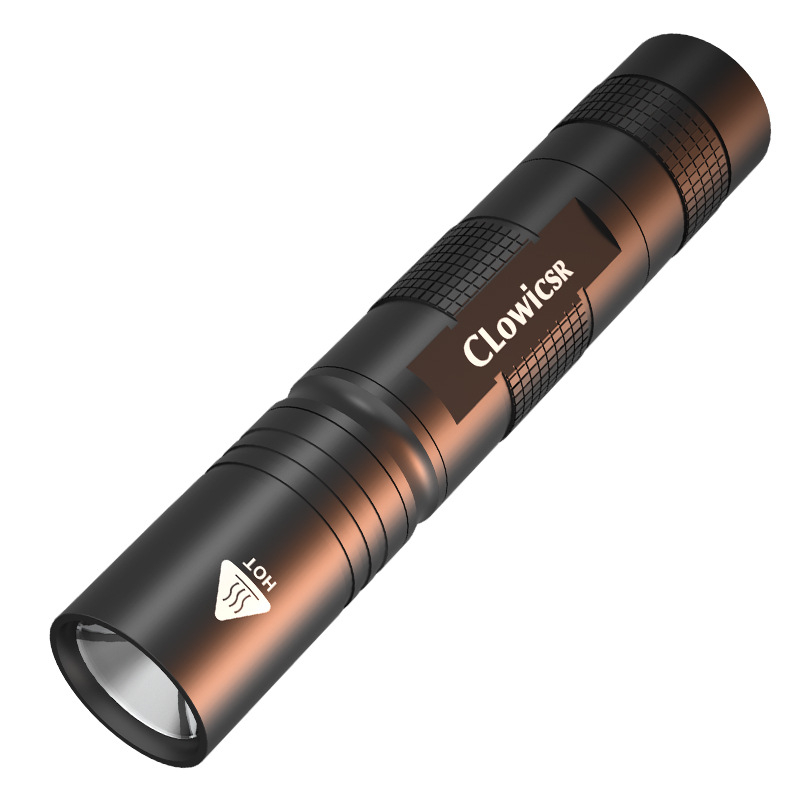 Prijenosna punjiva svjetiljka, tijelo od aluminijeve legure, 2600mAh baterija, 15W, ručno punjenje, domet 100–200m