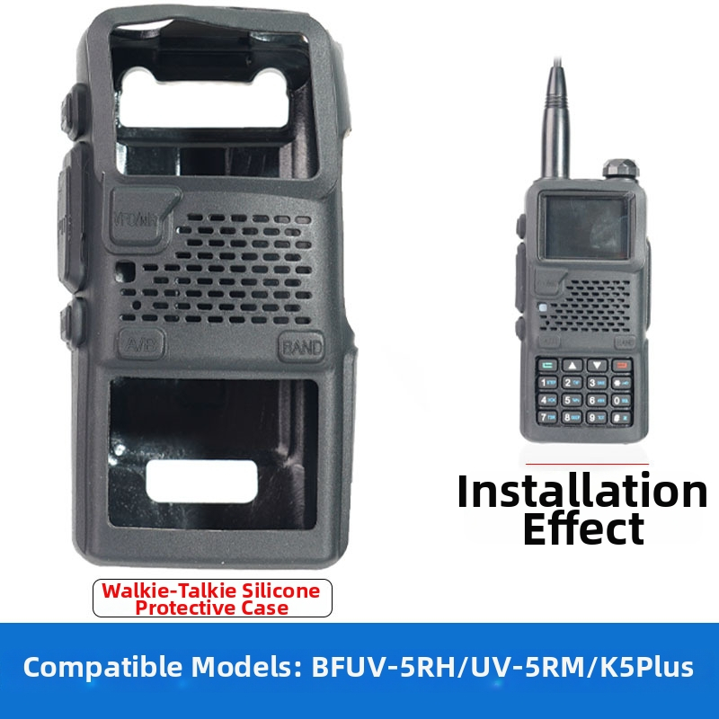 Yintalk silikónový ochranný kryt pre Baofeng UV-5RH/UV-5RM/K5Plus – proti pádu