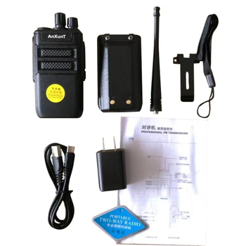 Ručni Walkie-Talkie za vanjsku upotrebu, domet 5–10 km, RF izlazna snaga 10, 16 kanala, LiPo baterija 7800 mAh, protiv smetnji