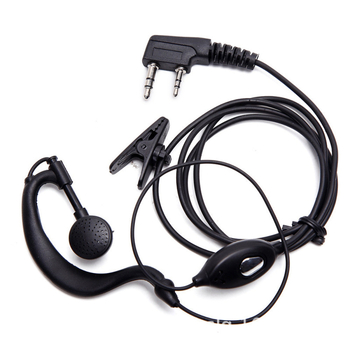 Walkie-Talkie slušalica s kuka za uho, vodootporna, bez baterija, domet 1,5–3 km