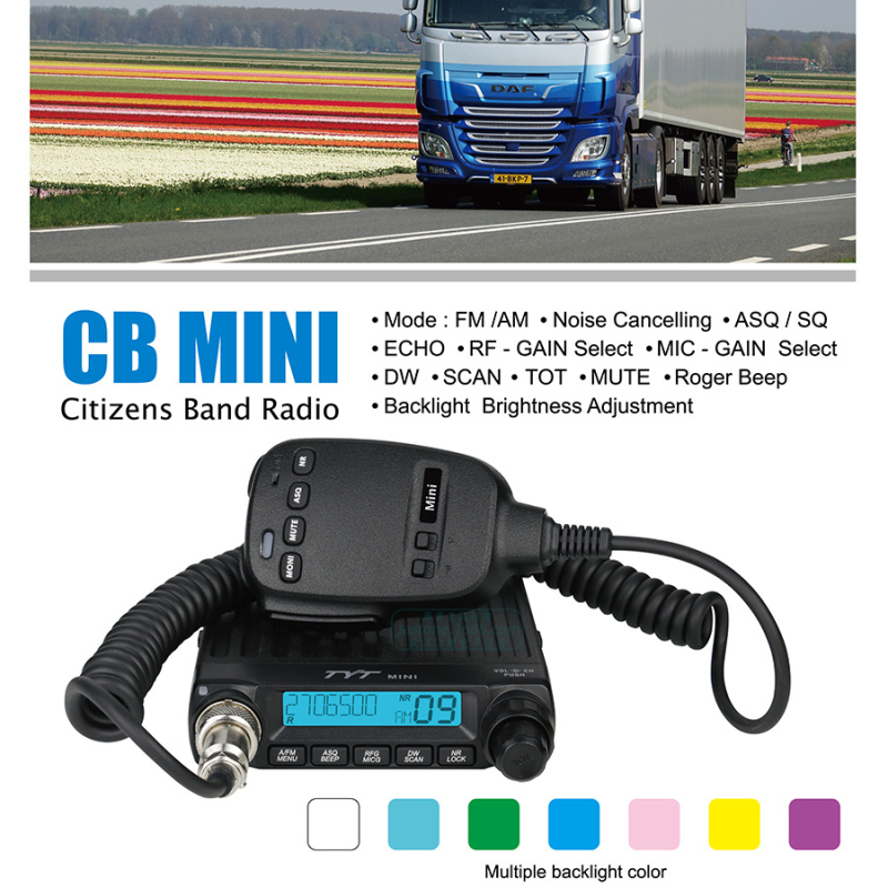 TYT CB-MINI HAM Mini CB radio AM/FM 27MHz, 40 kanala, izlazna snaga 4W, zaslon