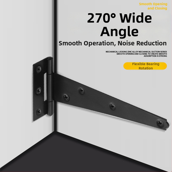 Μεντεσές Τ-σχήματος για πόρτες και φράχτες, σιδερένιος, σφράγιση, κωδικός προϊόντος 271