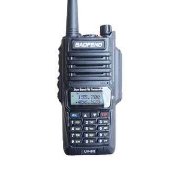 Baofeng UV-9R ručni radio, 400–470 MHz, 5 W, 16 kanala, domet do 5 km, Ni-MH baterija