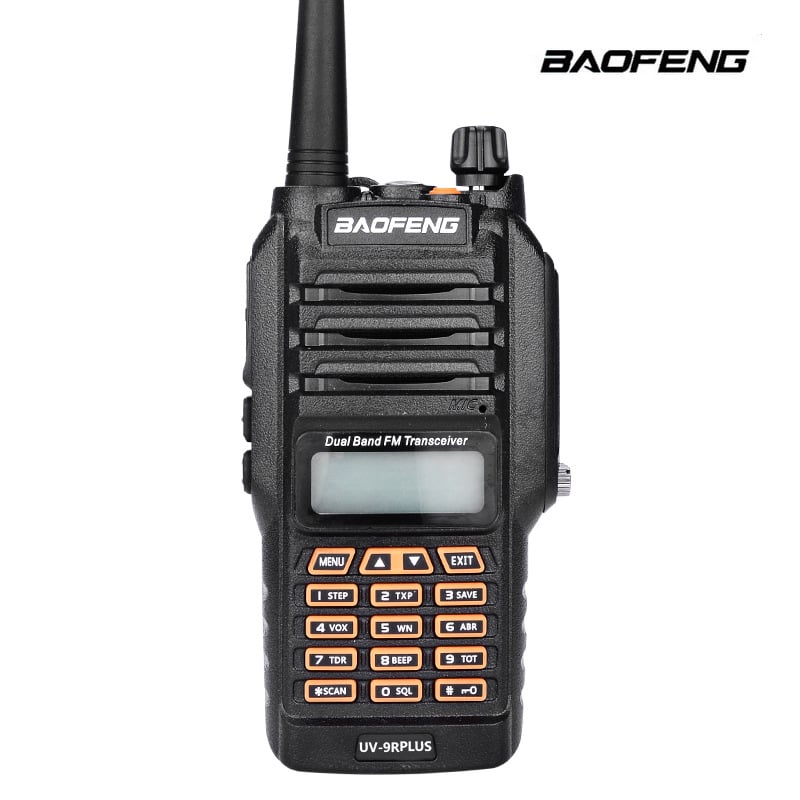 Baofeng UV-9R ručni radio, 400–470 MHz, 5 W, 16 kanala, domet do 5 km, Ni-MH baterija