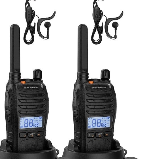 A88 Ručna radio-stanica za civilnu upotrebu, Li‑ion baterija 1500 mAh, USB punjač, 16 kanala, domet do 3 km, RF izlaz ≤5 W, LCD zaslon, protiv smetnji